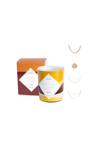 Vela perfumada Arena caliente y collar Mon bijou Secret - Modelo aleatorio