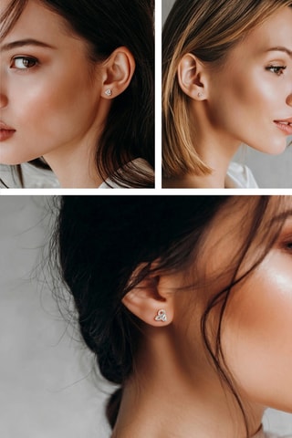 3 pares de dormilonas Noeud - Plateado