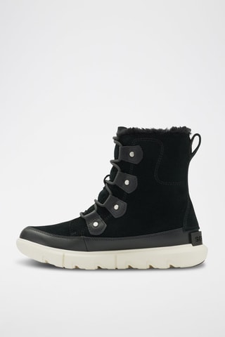 Botas de neve forradas Sorel Explorer™ II Joan Faux Fur WP - Preto