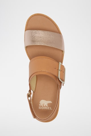 Sandálias de couro Ella™ III - Castanho-claro