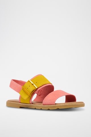 Sandálias em nobuck Ella™ III - Vermelho