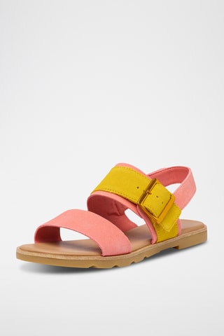 Sandálias em nobuck Ella™ III - Vermelho