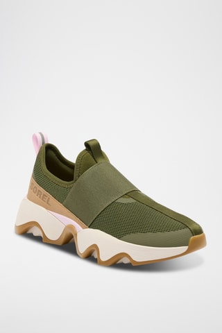 Slip-on em couro Kinetic™ Impact II - Verde-escuro