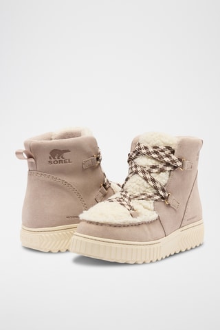 Botins forrados em nobuck Ona Ave™ - Cinzento