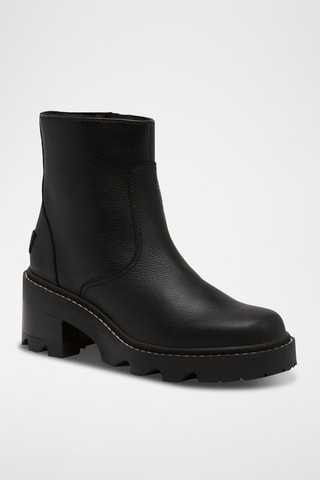 Botins em couro Joan Now™ Zip - Preto