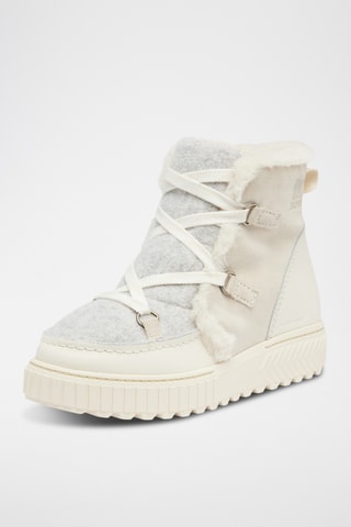 Bottines fourrées en laine Ona Ave™ - Blanc et écru