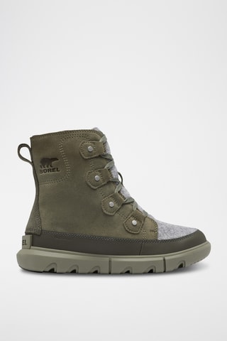 Botins em nobuck e lã Explorer Next™ - Verde-escuro