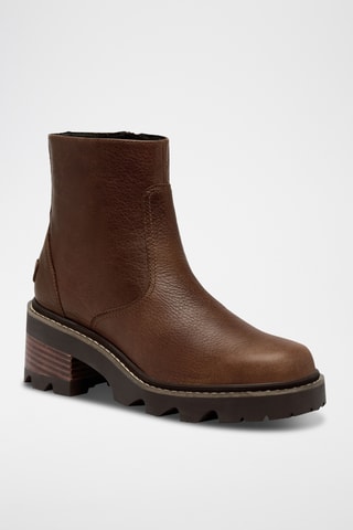 Botins em couro Joan Now™ - Castanho