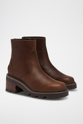 Botins em couro Joan Now™ - Castanho