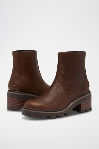 Botins em couro Joan Now™ - Castanho