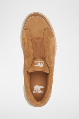 Slip-on em nobuck Ona Ave™ - Castanho-claro