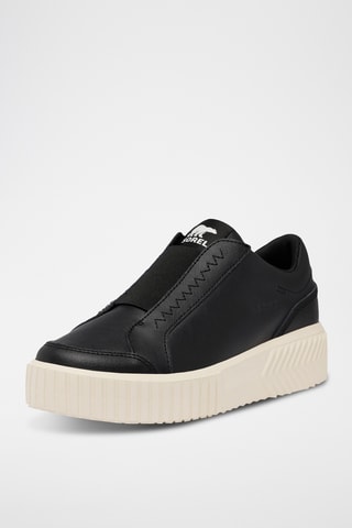 Slip-on em couro Ona Ave™ - Preto