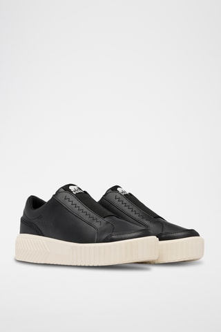 Slip-on em couro Ona Ave™ - Preto