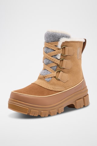 Botins forrados em couro Torino™ V - Castanho