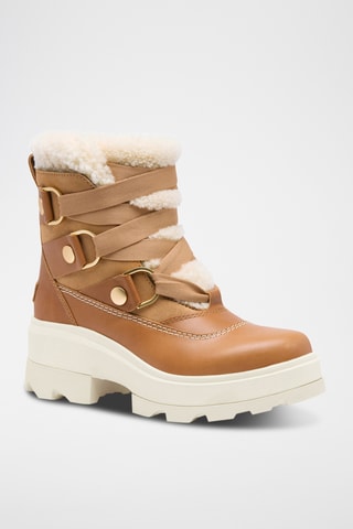 Botins forrados em couro Joan Frwd™ Cozy - Castanho