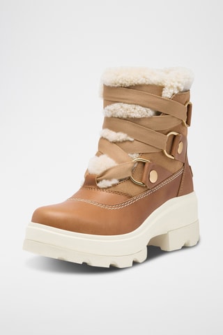 Botins forrados em couro Joan Frwd™ Cozy - Castanho