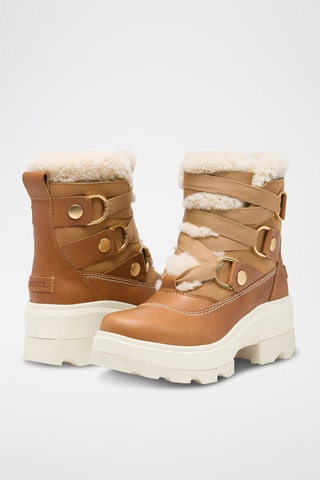 Botins forrados em couro Joan Frwd™ Cozy - Castanho