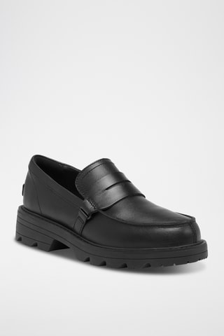 Mocassins em couro Revel Ave™ - Preto