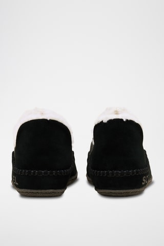 Slippers forradas em nobuck Manawan™ II - Preto