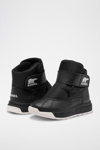 Botas de neve em couro Whitney™ III - Preto e branco