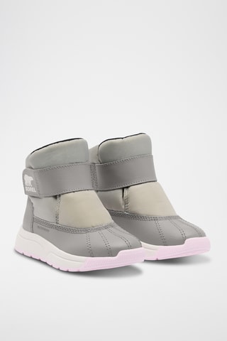 Botas de neve em couro Whitney™ III - Cinzento e branco