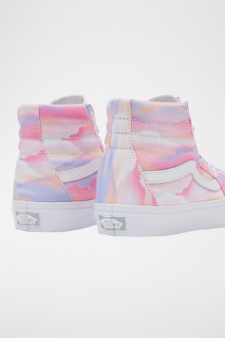 Hoge Gympen Sk8-Hi  Roze en Wit