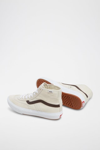 Hoge Gympen Skate Crocket High - Beige