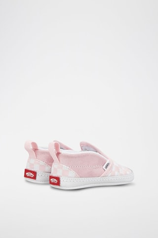 Nubuck Slip-ons Crib - Roze