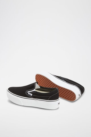 Platform Slip-ons UA Classic Stackform - Zwart