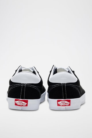 Nubuck Sneakers Sport Low - Zwart