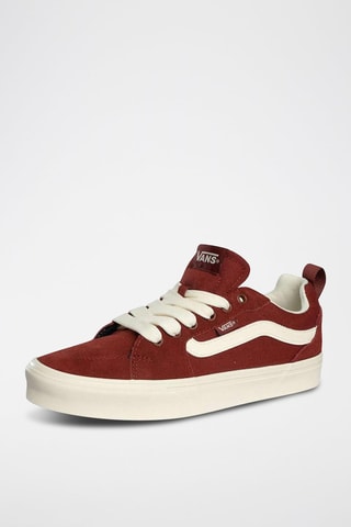 Leren Sneakers Filmore - Bordeauxrood