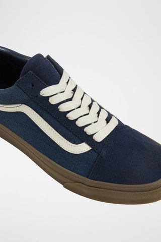 Leren Sneakers Old Skool - Marineblauw