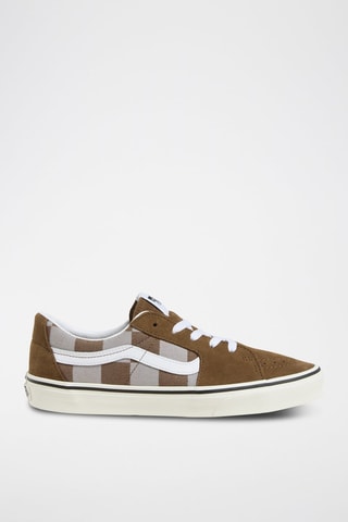 Leren Sneakers Sk8-Low - Bruin