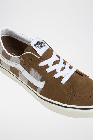 Leren Sneakers Sk8-Low - Bruin