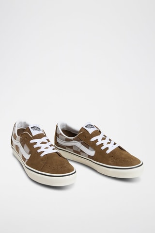 Leren Sneakers Sk8-Low - Bruin