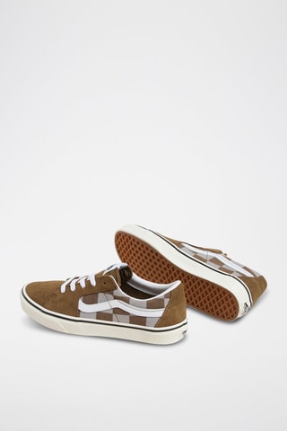 Leren Sneakers Sk8-Low - Bruin