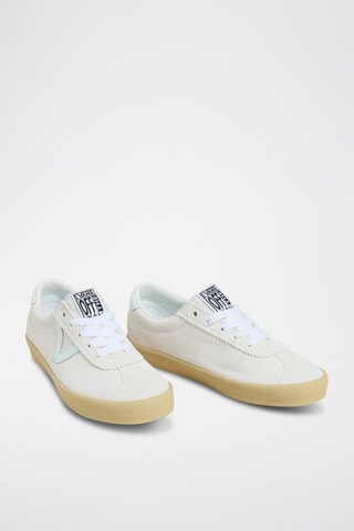 Nubuck Sneakers Sport Low - Wit