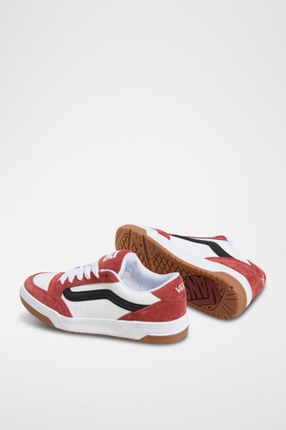 Leren Sneakers Hylane - Wit en Rood