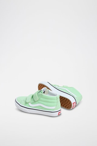 Hoge Leren Sneakers Sk8-Mid Reissue - Lichtgroen