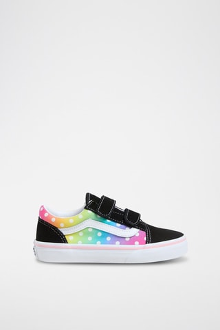 Leren Sneakers Old Skool V - Zwart