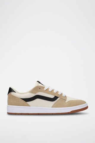 Nubuck Sneakers Ryland - Wit en Beige
