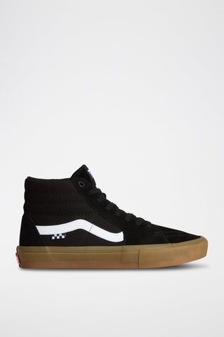 Nubuck Skateboardschoenen SK8-Hi - Zwart