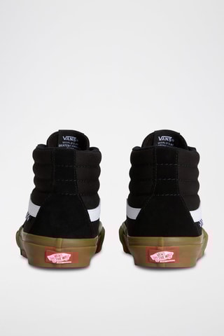 Nubuck Skateboardschoenen SK8-Hi - Zwart