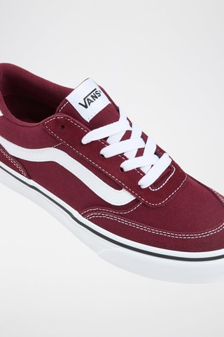 Nubuck Sneakers Brooklyn LS - Bordeauxrood