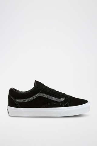 Baskets en nubuck Old Skool - Noir - Vans