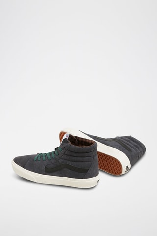 Hoge Nubuck Sneakers Sk8-Hi - Donkergrijs 