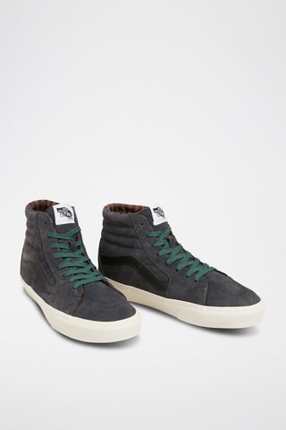 Hoge Nubuck Sneakers Sk8-Hi - Donkergrijs 