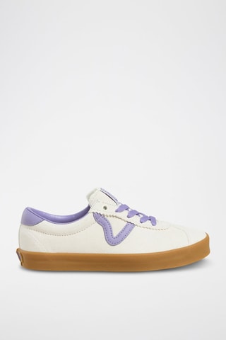 Leren Sneakers Sport Low - Wit