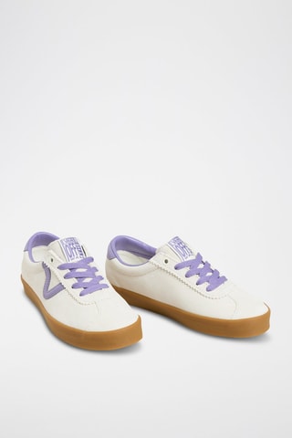 Leren Sneakers Sport Low - Wit