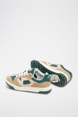 Leren Sneakers Upland - Donkergroen